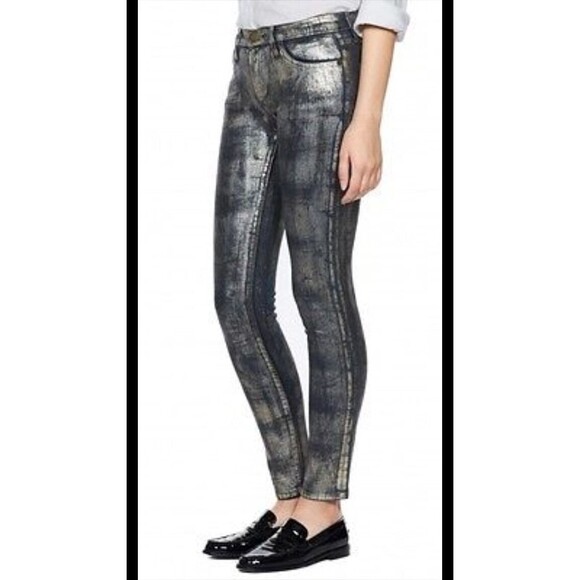 Current Elliott Women's Jean The Skinny Ankle Cheville In Fools Gold Size 26 NWT - Picture 2 of 12